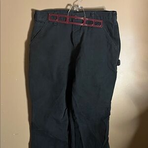 😄Vintage Carhartt carpenter jeans black 34x34 baggy fit
